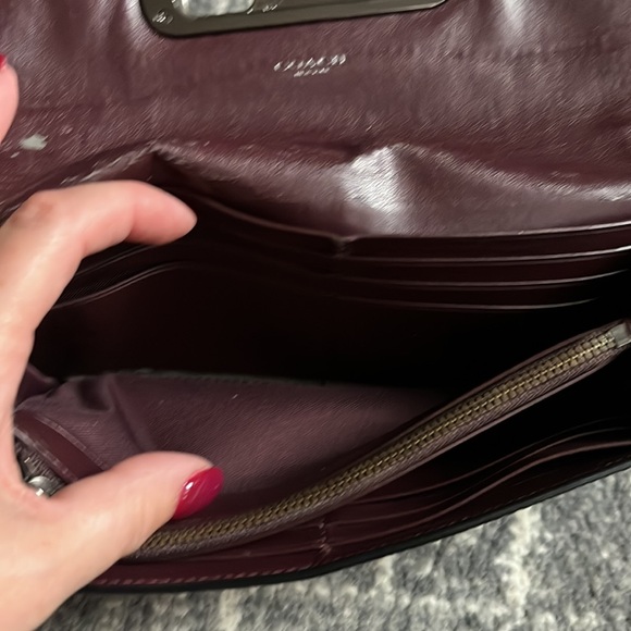 Coach Pebbled Leather Wallet -Fixer - Picture 5 of 12